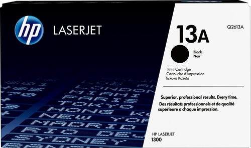 Cartucho de tóner original LaserJet HP 13A negro