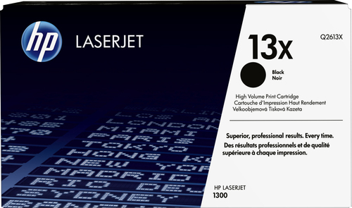 Cartucho tóner original LaserJet HP 13X negro