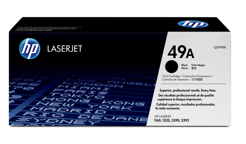 Cartucho de tóner original LaserJet HP 49A negro