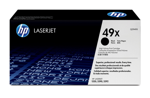 Cartucho tóner original LaserJet HP 49X negro