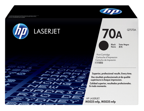 Cartucho de tóner original LaserJet HP 70A negro