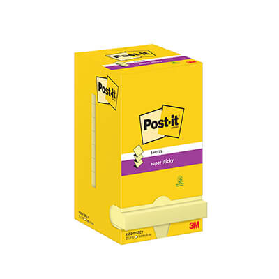POST-IT® Z-Notes Super Sticky 76x76