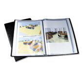 Carpeta rillstab 40 fundas marrón