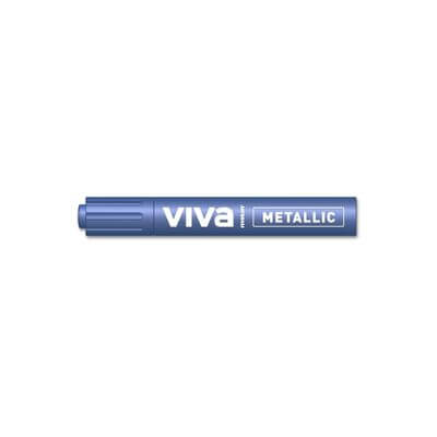 Retolador Molin tinta permanent metàl·lic Blau
