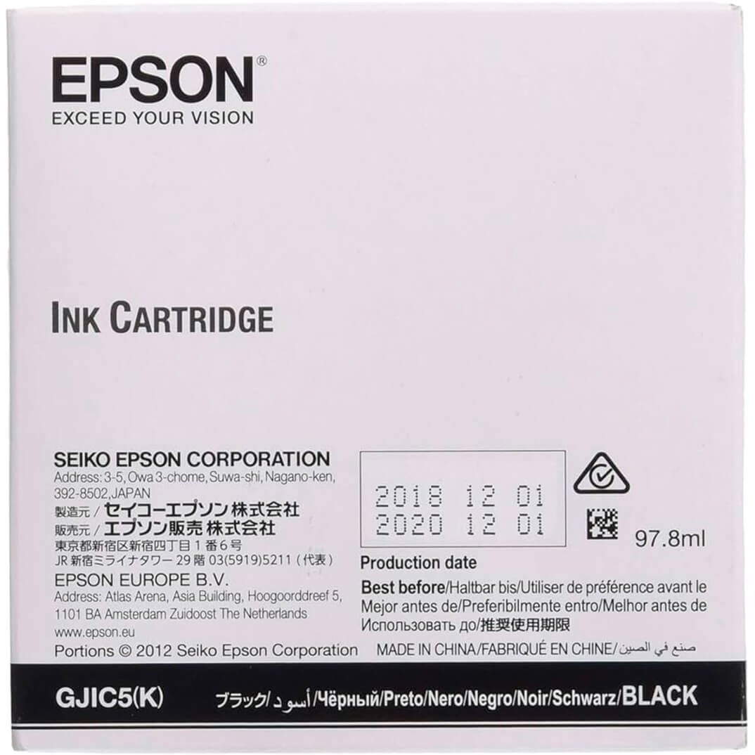 Cartutx Epson GP-C831 GJIC5(K) negre