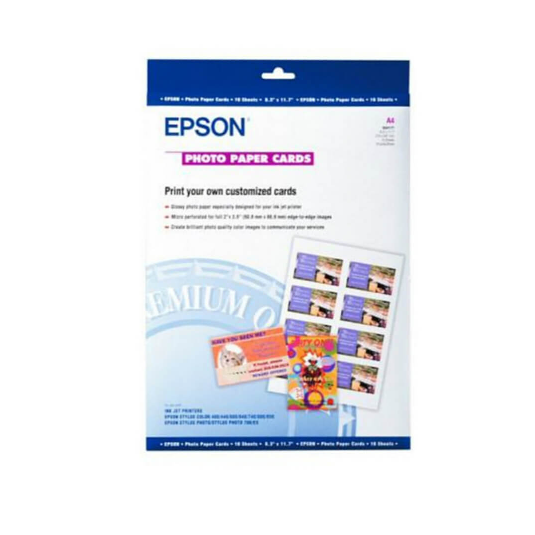 Epson communication cards A4 80 tarjetas 10 hojas