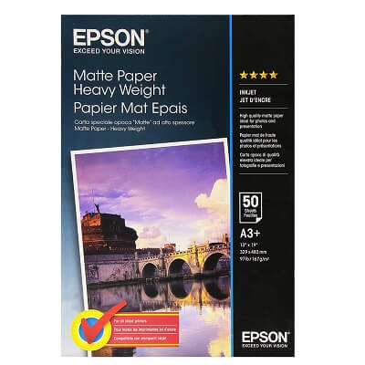 Epson mate paper alto gramaje A3 50 hojas