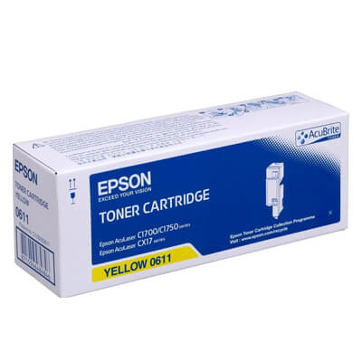 Epson tòner aculaser c1700/1750/cx17 groc
