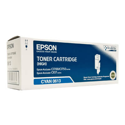 Epson tòner aculaser c1700/1750/cx17 cian