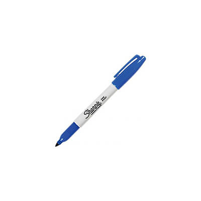 Rotulador permanente Sharpie Fine F azul
