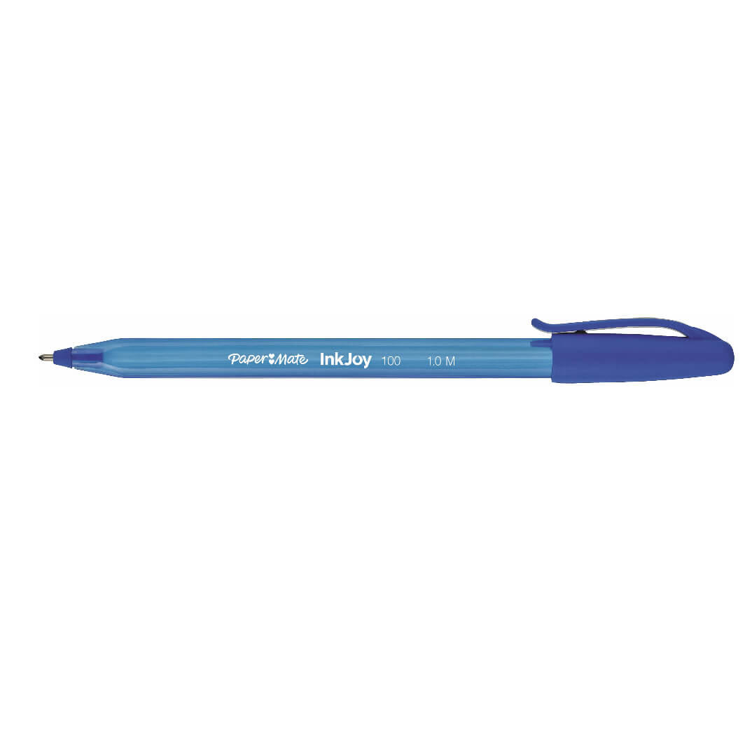 Bolígraf Paper Mate Inkjoy 100 blau