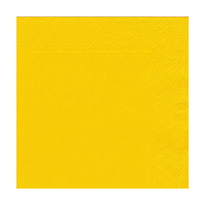 Paquete 50 servilletas 33 x 33 limón