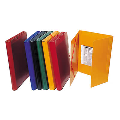 Carpeta gomas cartón Folio amarillo