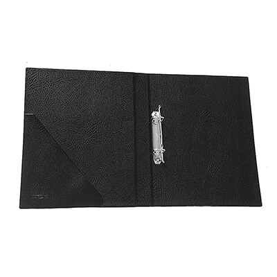Carpeta Saro plàstic Foli 2A 25mm negre