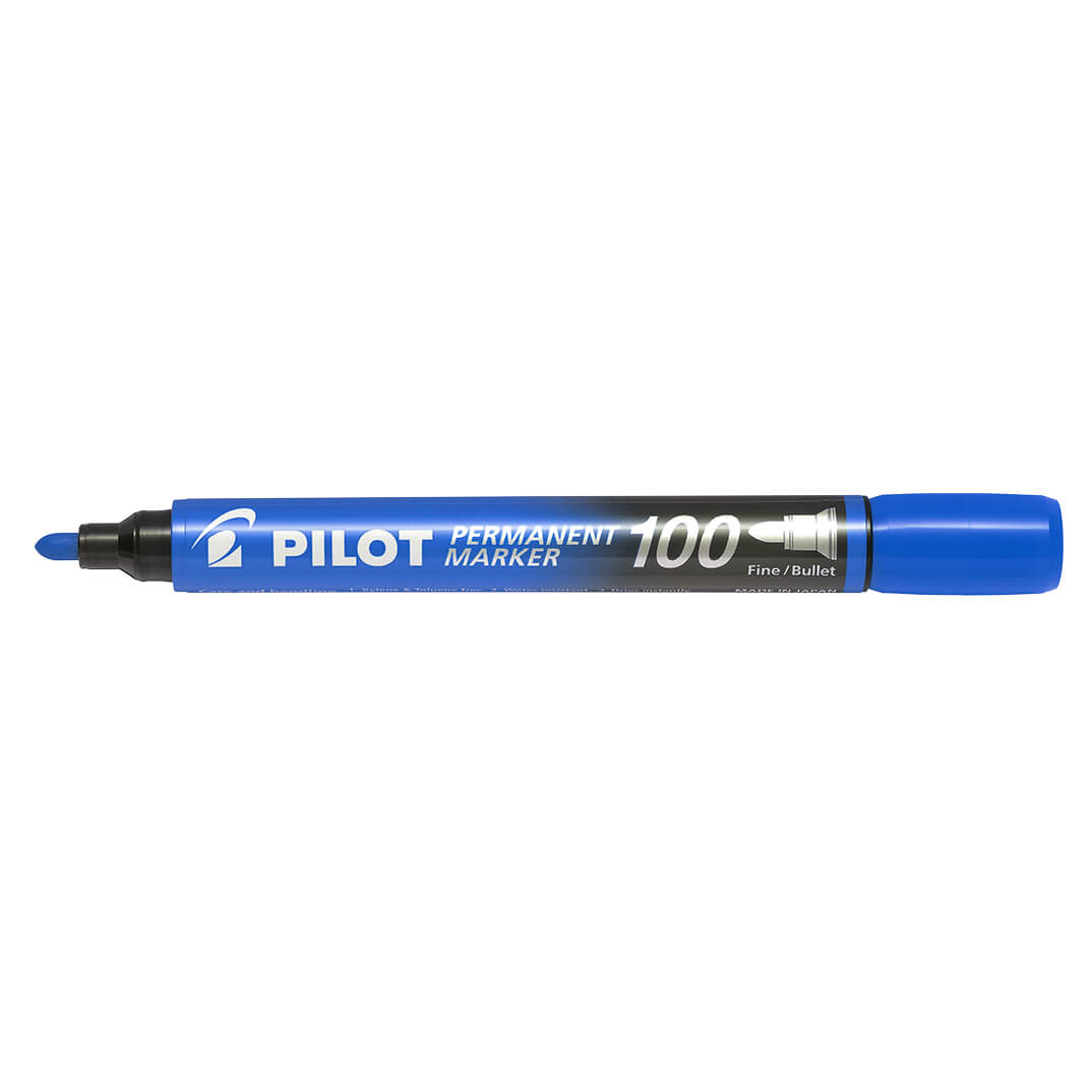 Retolador permanent PILOT MARKER 100 blau