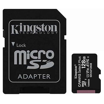 Tarjeta de memoria Kingston CANVAS 128GBmicroSD XC