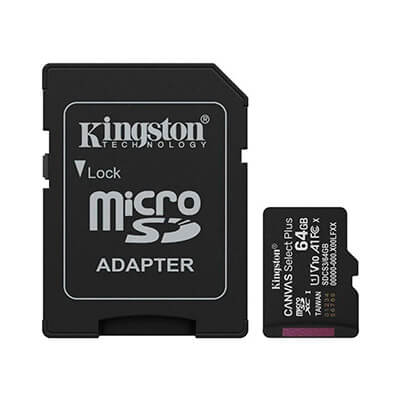 Targeta de memòria Kingston CANVAS 64GB microSD XC