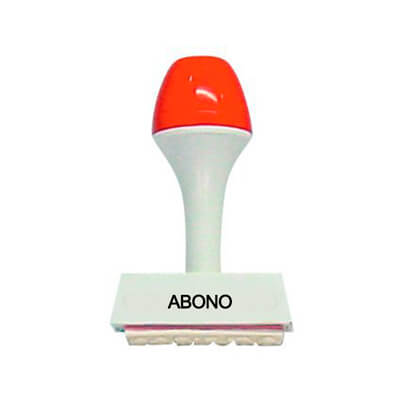 Sello fórmula "abono"
