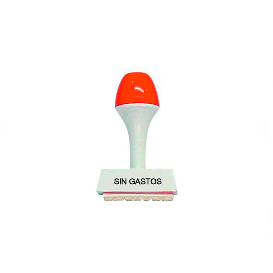 Sello fórmula "sin gastos"