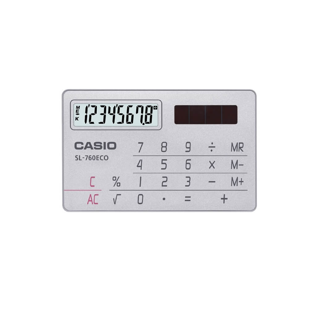 Calculadora de bolsillo Casio SL760 ecológica