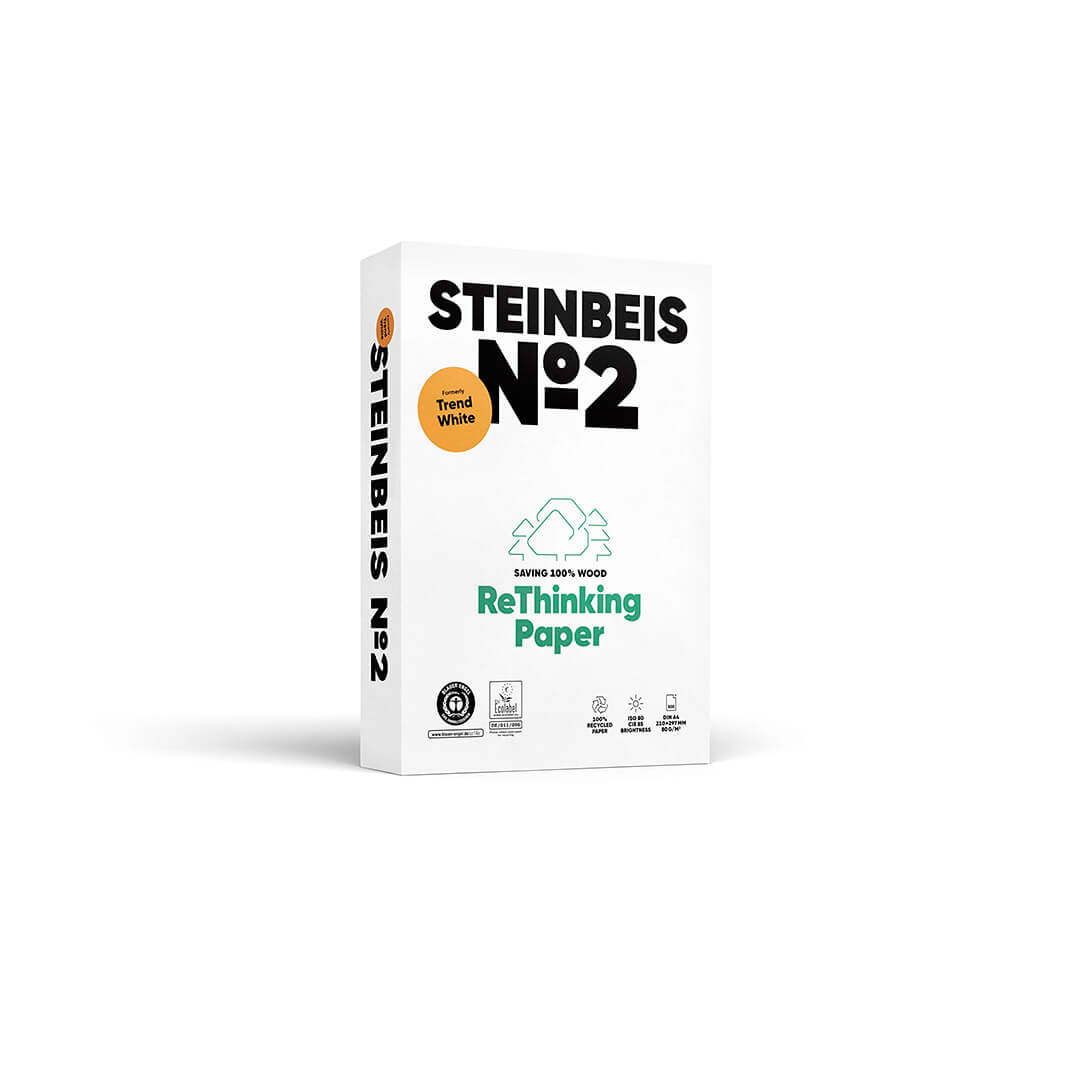Caja papel reciclado A4 Steinbeis N2 Trend white