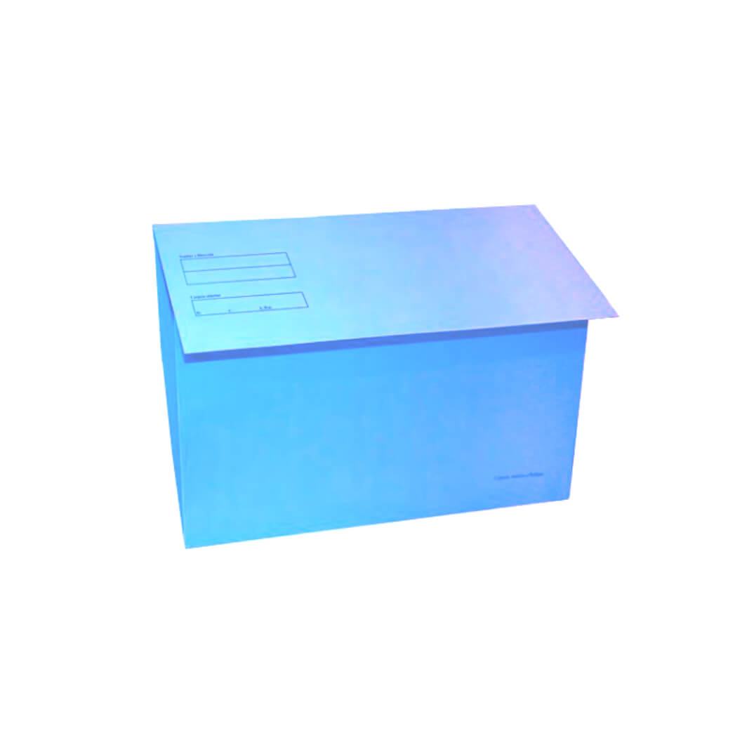 Subcarpeta solapa Folio color azul cielo (100u)