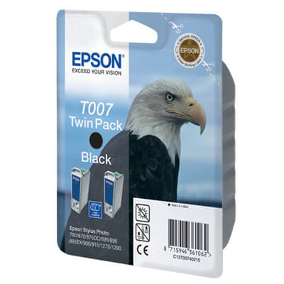 Epson cart.inkjet twin-pack negre Stylus photo 790