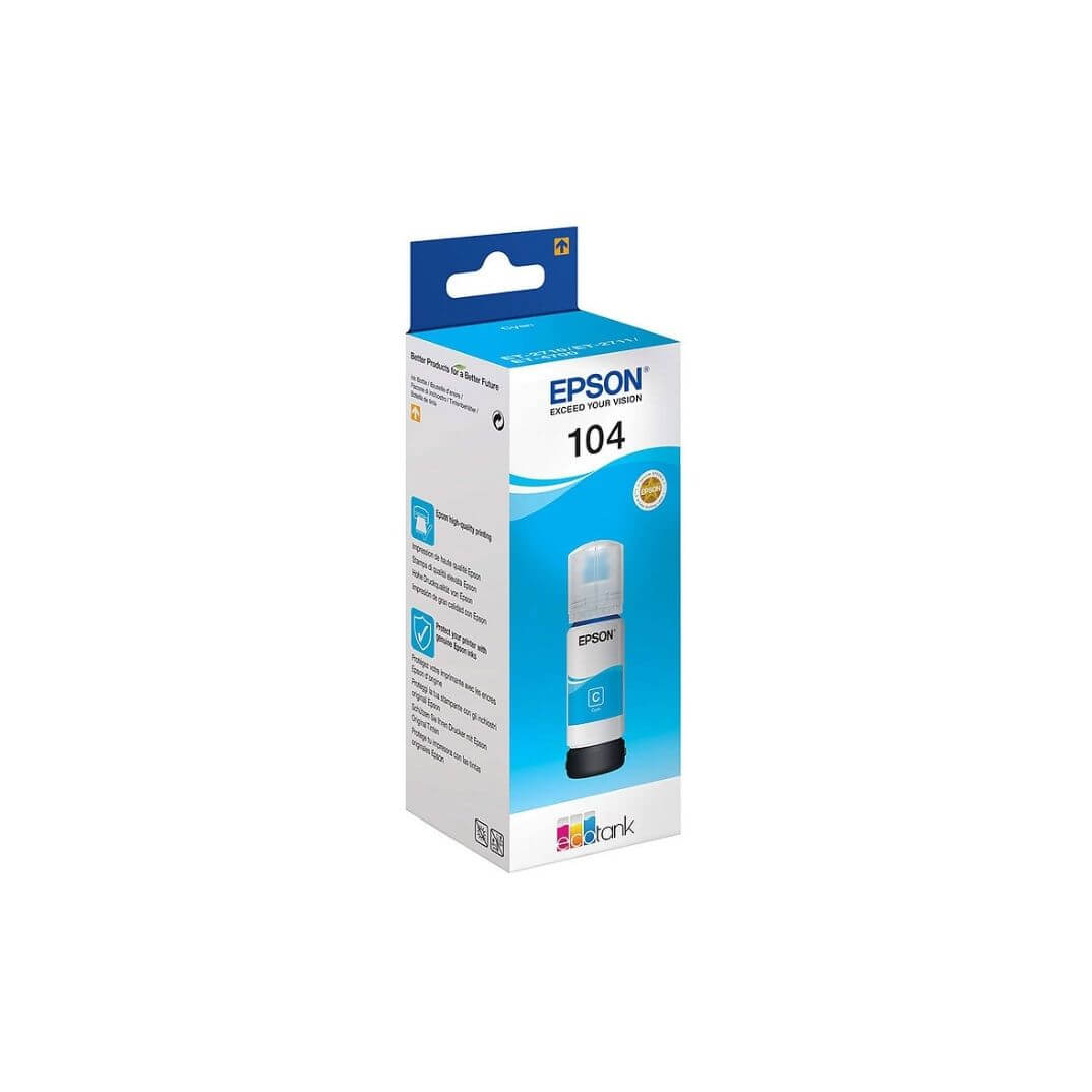 Epson tinta 104 EcoTank cian