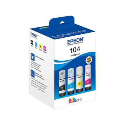 Epson tinta 104 EcoTank color multipack