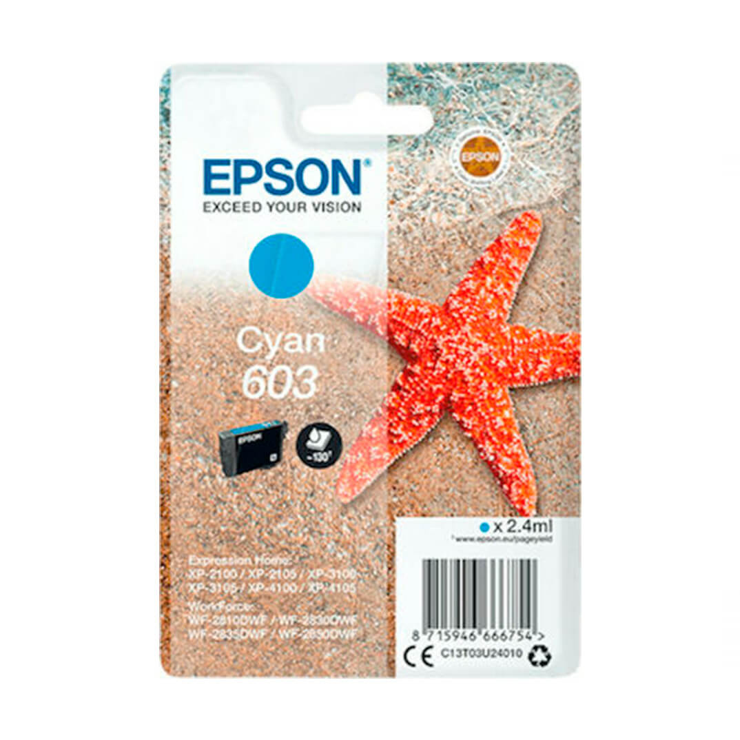 Epson inkjet 603XL  cian