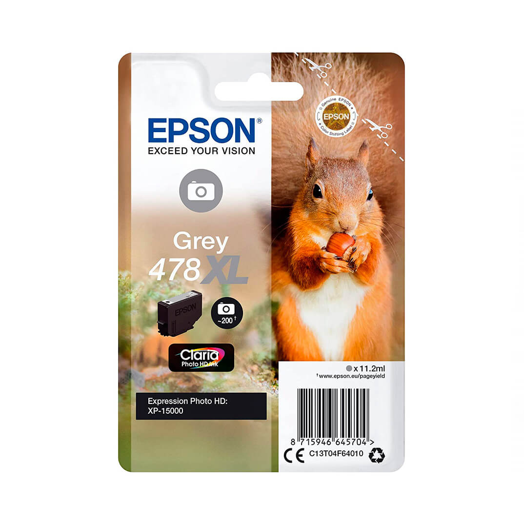 Epson inkjet gris 478xl Claria Photo HD