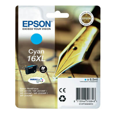 Epson cartuxt injeccio tinta 16xl cian