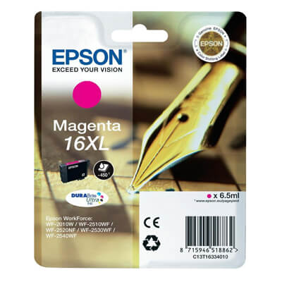 Epson cartucho inyeccion tinta 16xl magenta