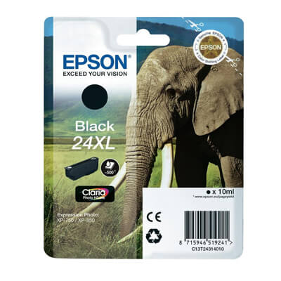 Epson cartutx inkjet 24xl negre xp 750/850