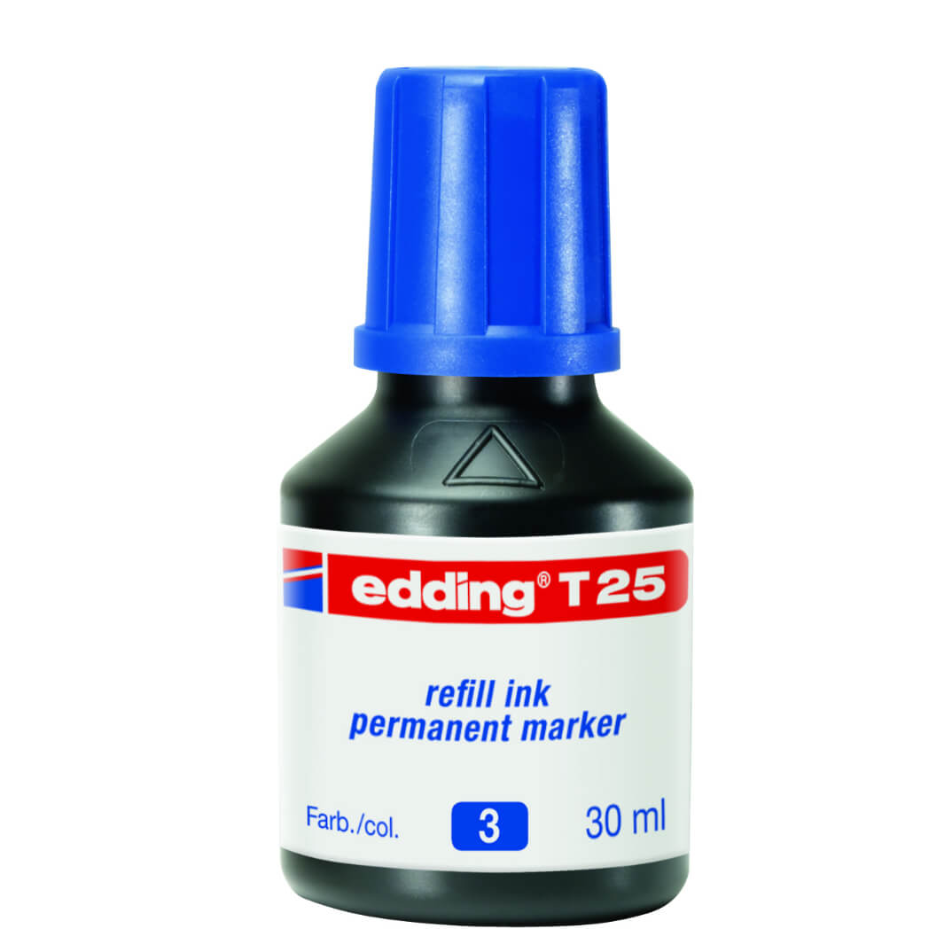 Tinta edding T25 color azul