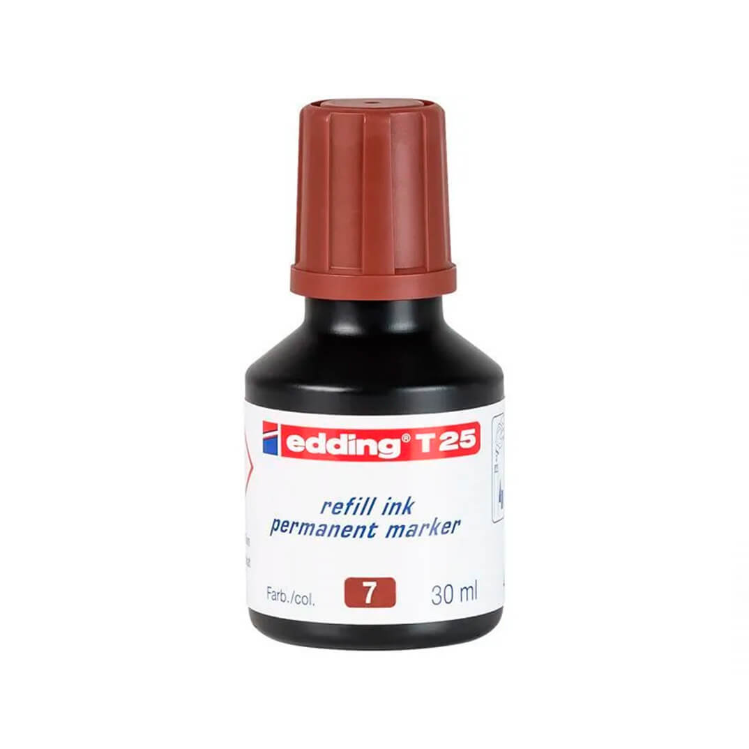 Tinta edding T25 color marró