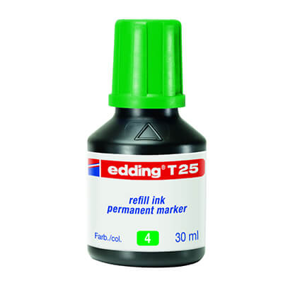 Tinta edding T25 color verde