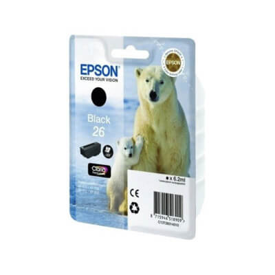 Epson cartucho inkjet t26 xl  negro xp 600