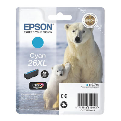 Epson cartutx inkjet cian xl xp600/605/700/800