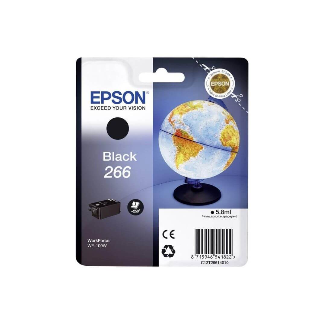 Epson inkjet negre WF-100W 266 cartridge