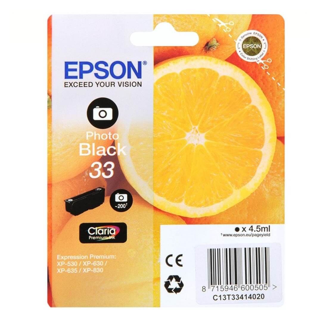 Epson cartucho inkjet negro photo xp530/630/830