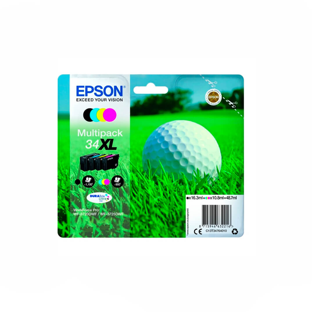 Epson tinta  multipack color 34XL durabrite