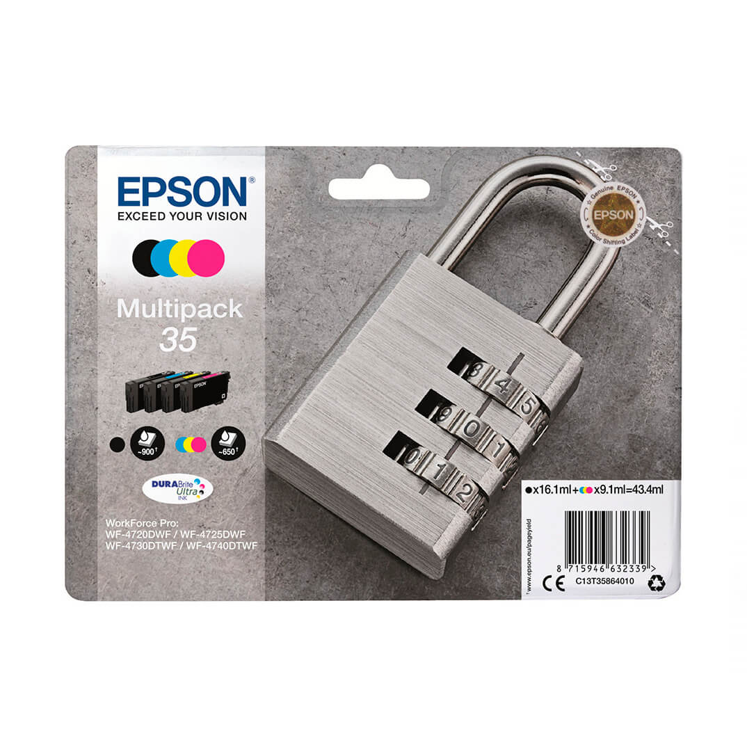 Epson cartutx inkjet 35 Multipack-4 color wf-4720