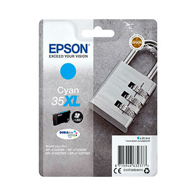 Epson inkjet cian 35 xl Durabrite ultra ink