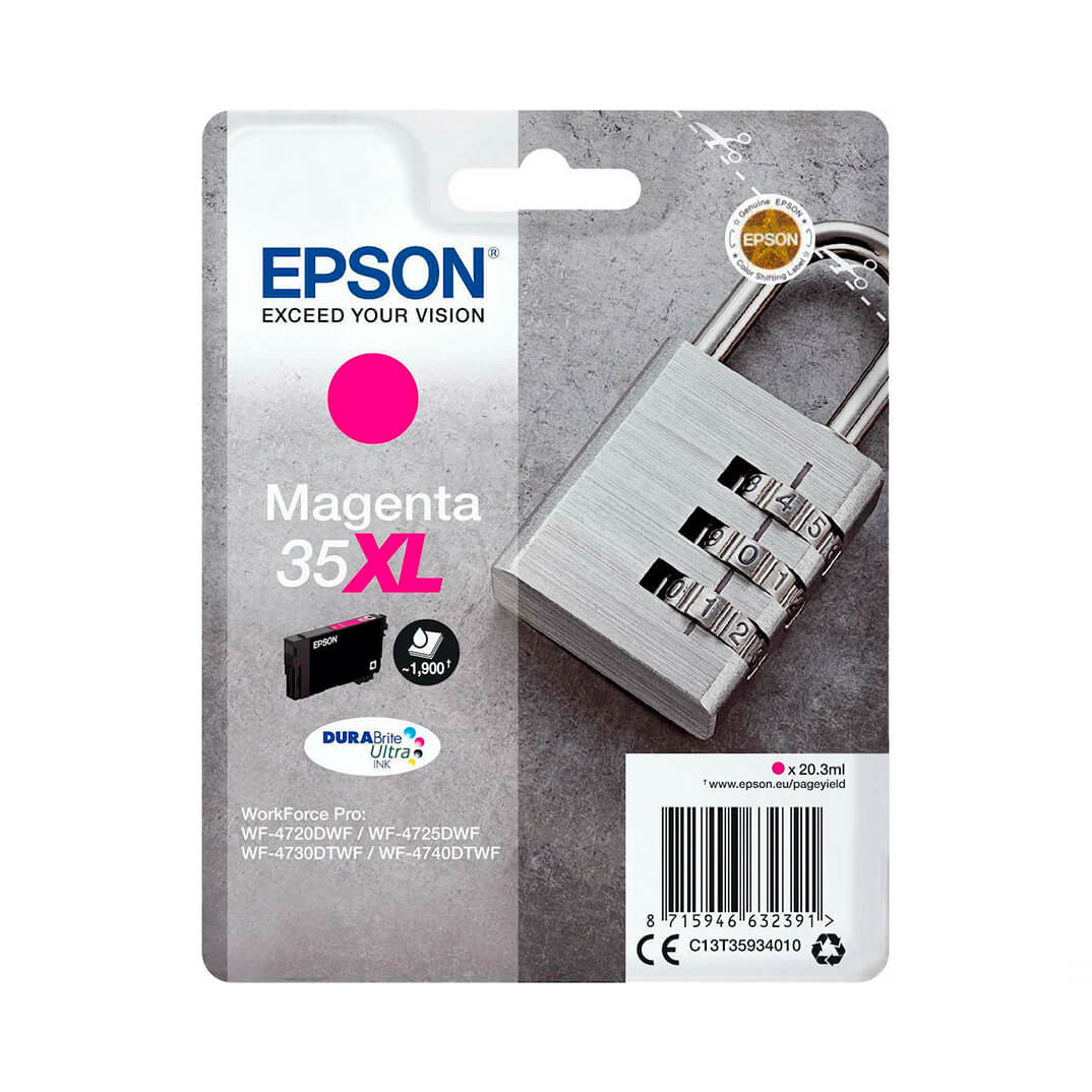Epson inkjet magenta 35 xl Durabrite ultra ink