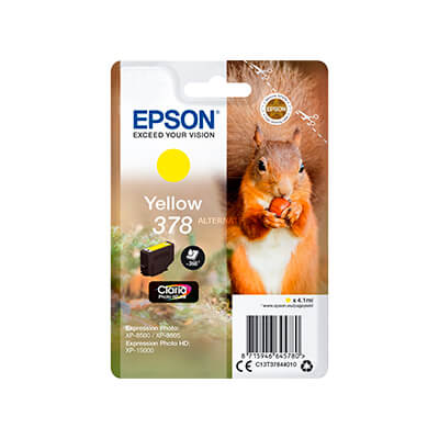 Epson inkjet amarillo 378 Claria Photo HD