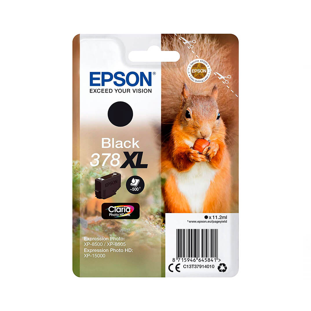Epson inkjet 378xl negre Claria Photo HD