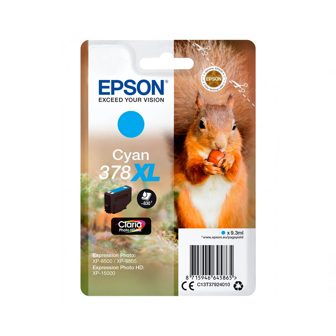 Epson inkjet 378xl cian Claria Photo HD