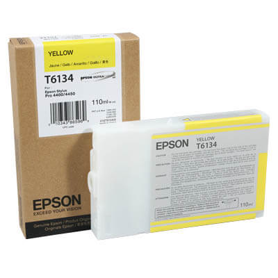Epson cart. Stylus pro 4450 4400 groc 110ml.