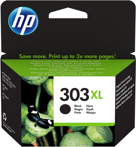 Cartucho de tinta original HP 303xl negro
